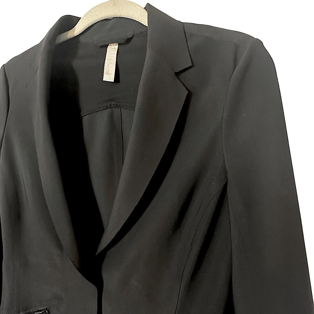 Athleta Interstellar Black Jacket Size 2 - image 7